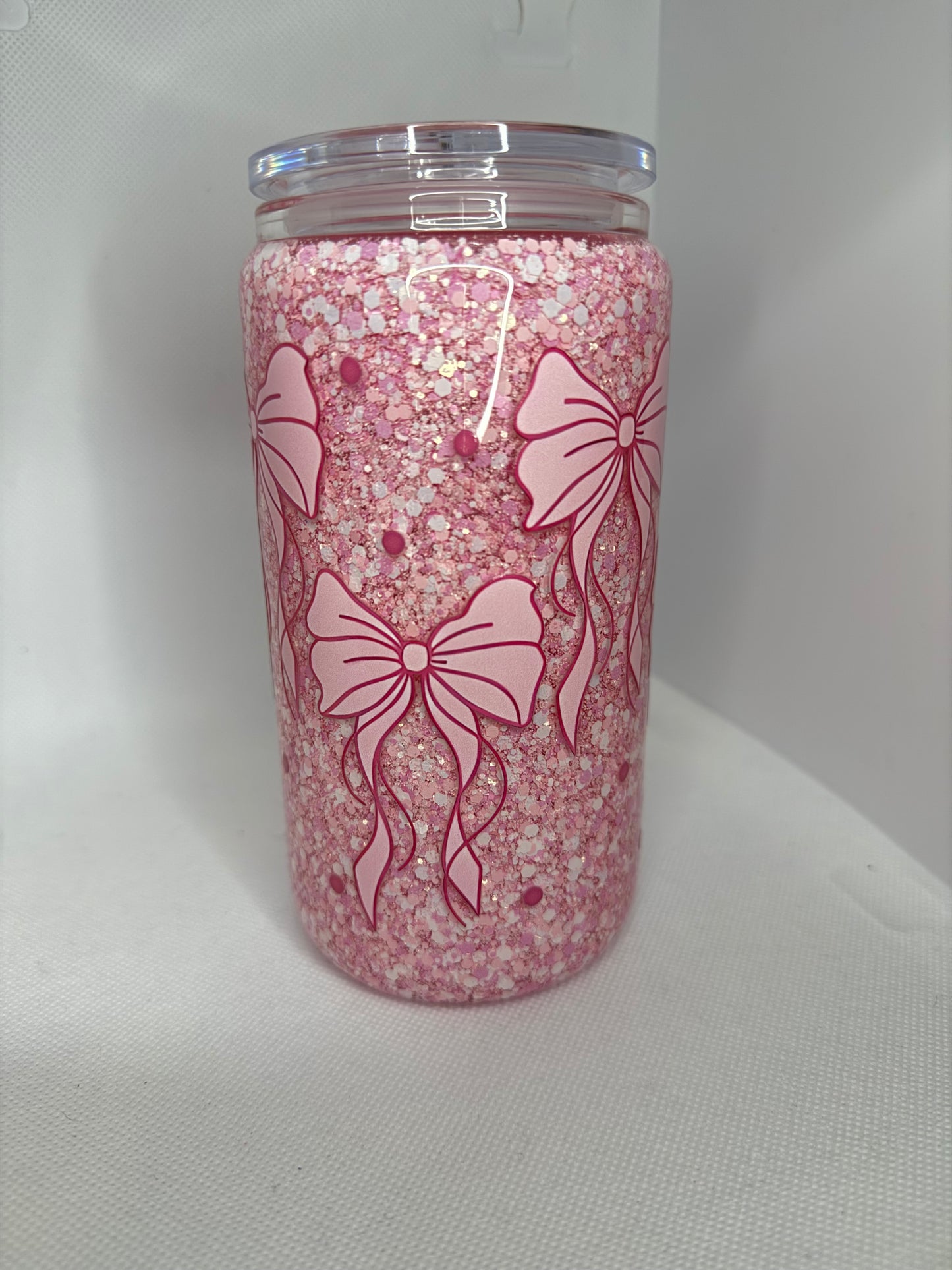 Pre Made 16 oz Glass Snow Globe